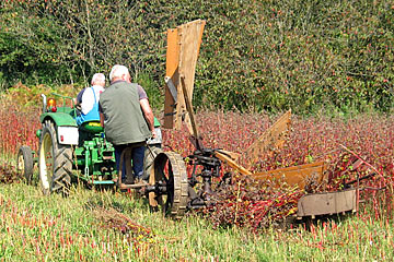 La javelleuse en action