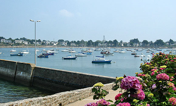 Entre du golfe du Morbihan, vue de Port NAVALO